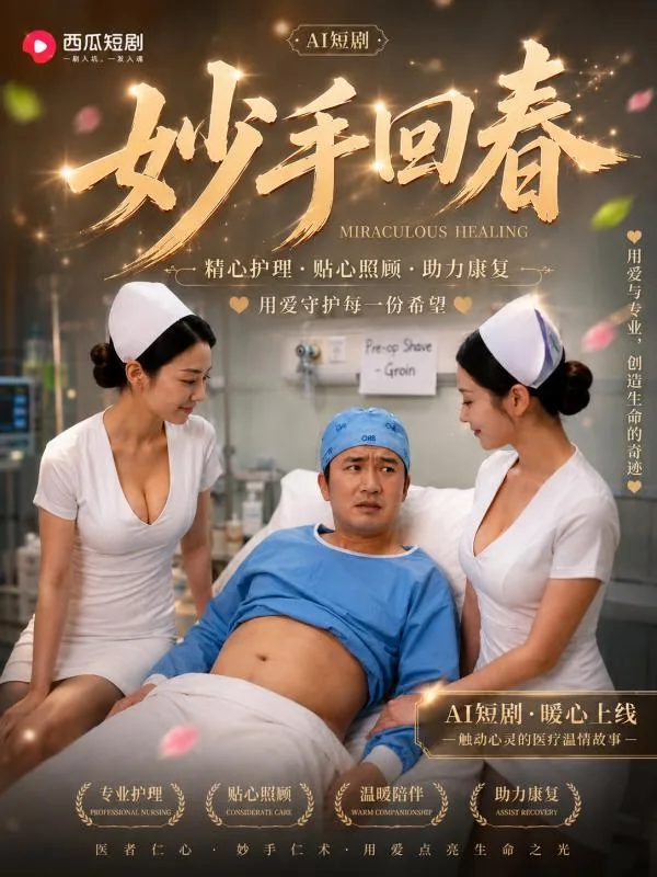 妙手回春 AI短剧 医者仁心 亲密救治展开 故事发展好温暖啊
